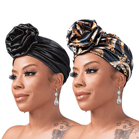 Red By Kiss Silky Luxe Keyshia Cole X Top Knot Turban - Black/Luxury | gtworld.be 