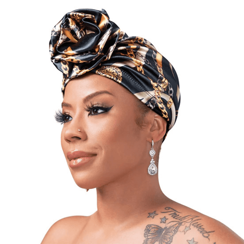 Red By Kiss Silky Luxe Keyshia Cole X Top Knot Turban - Black/Luxury | gtworld.be 