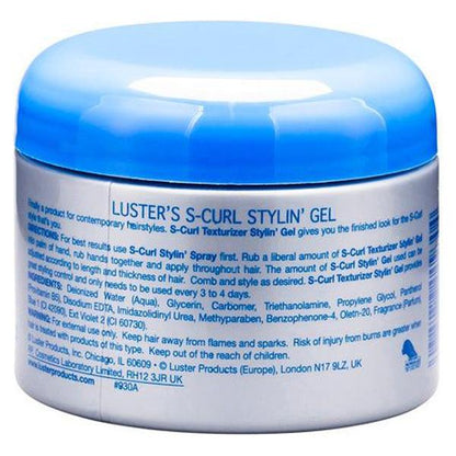 Luster's S Curl Texturizer Stylin Gel for Waves & Shortcuts 298g