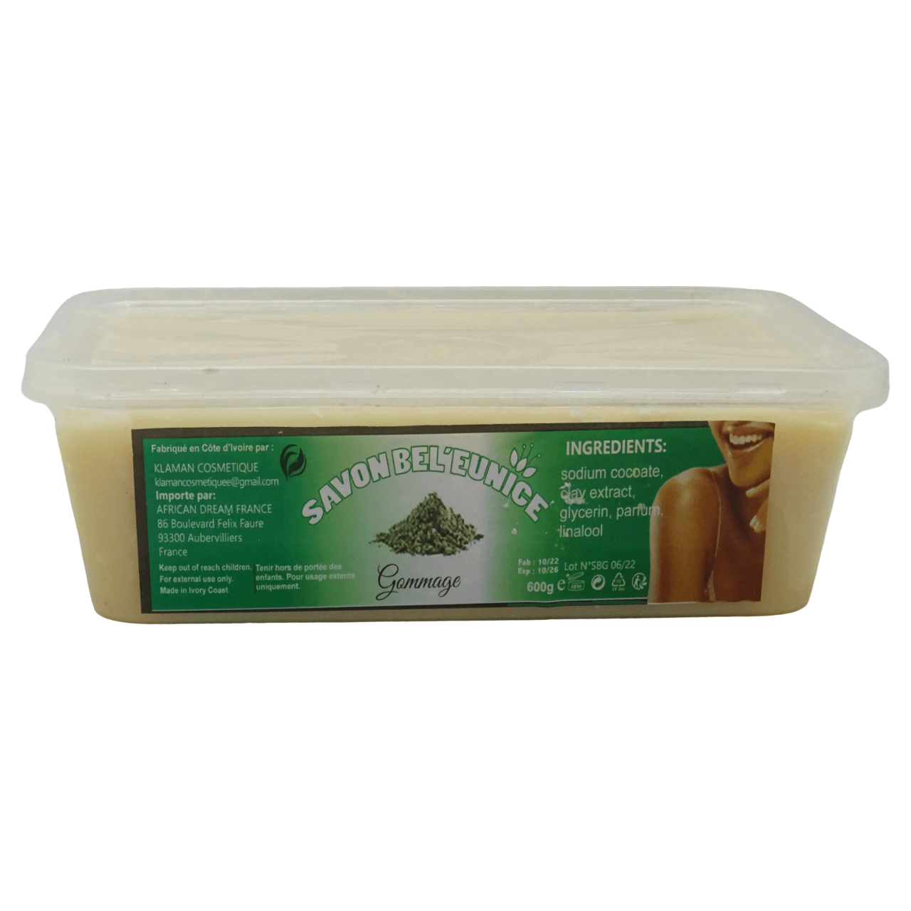 SAVON BEL'EUNICE Health & Beauty Savon Bel'eunice Gommage Body Soap 600g