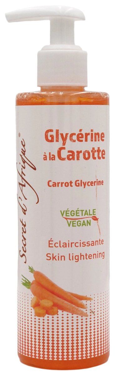 Secret d'Afrique Health & Beauty Secret d'Afrique Skin Lightening Carrot Glycerine 250ml