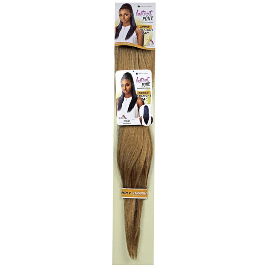 Sensationnel Health & Beauty Sensationnel Instant Pony Simply Straight 24" Synthetic Hair - T1B/613