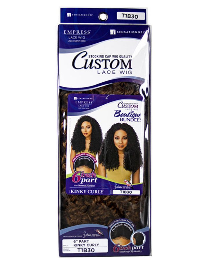 Sensationnel Custom Lace Wig Boutique Bundles 6" Part Kinky Curly Synthetic Hair | gtworld.be 