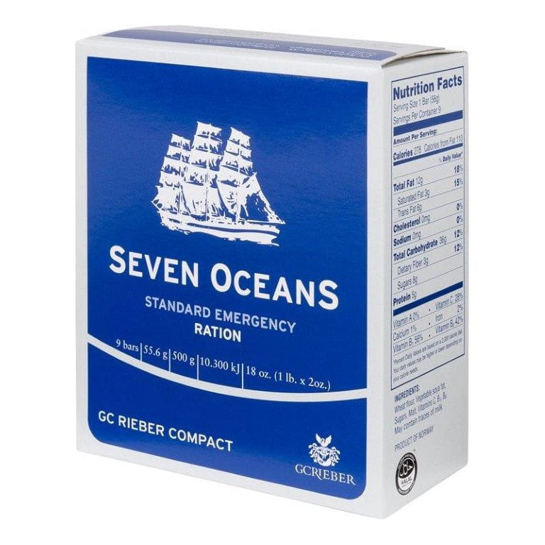 Seven Oceans Health & Beauty Seven Oceans Standard Emergency Ration Food Biscuit