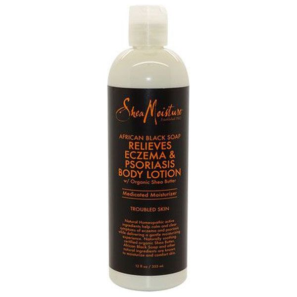 Shea Moisture Health & Beauty Shea Moisture African Black Soap Relieves Eczema & Psoriasis Body Lotion 355ml