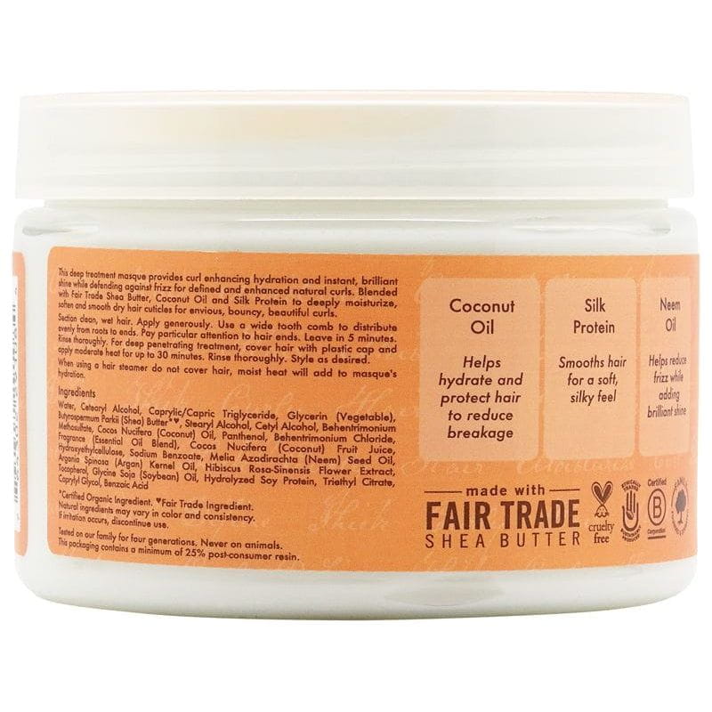 Shea Moisture Health & Beauty SHEA MOISTURE COCONUT & HIBISCUS CURL & SHINE HAIR MASQUE 340g