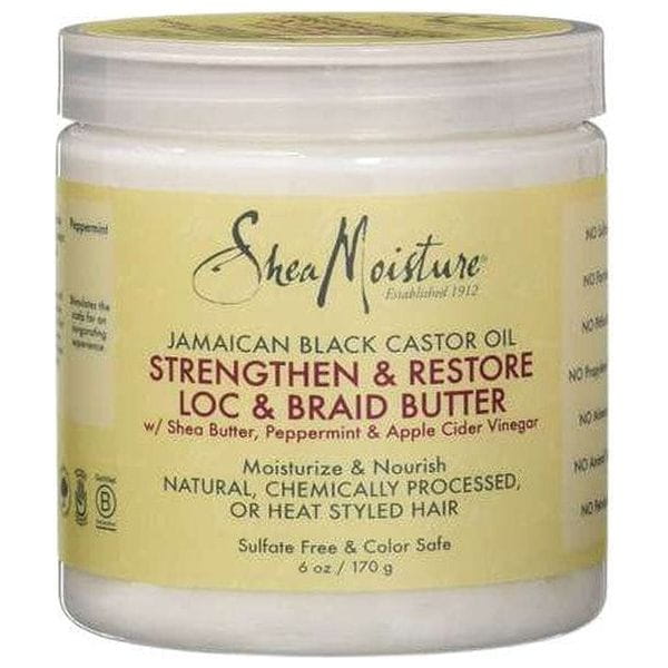 Shea Moisture Health & Beauty Shea Moisture Jamaican Black Castor Oil Strengthen & Restore Loc & Braid Butter 170g