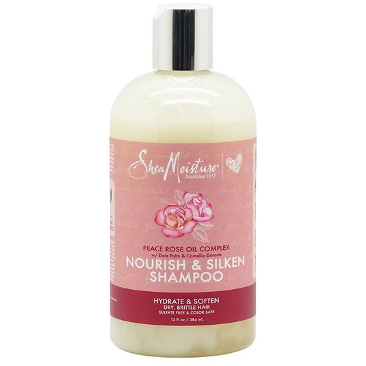 Shea Moisture Health & Beauty Shea Moisture Peace Rose Oil Complex Nourish & Silken Shampoo 384ml