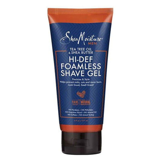 Shea Moisture Health & Beauty Shea Moisture Tea Tree Oil & Shea Butter Hi-Def Foamless Shave Gel 177ml