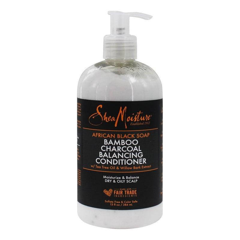 Shea Moisture African Black Soap Bamboo Charcoal Conditioner 384ml | gtworld.be 
