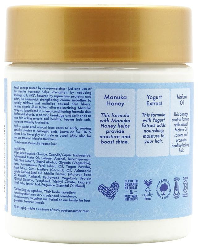 Shea Moisture Manuka Honey & Yogurt Hydrate + Repair Protein Power Treatment 227g | gtworld.be 