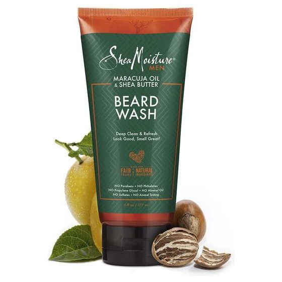 Shea Moisture Men Maracuja Oil&Shea Butter Beard Wash 177ml | gtworld.be 