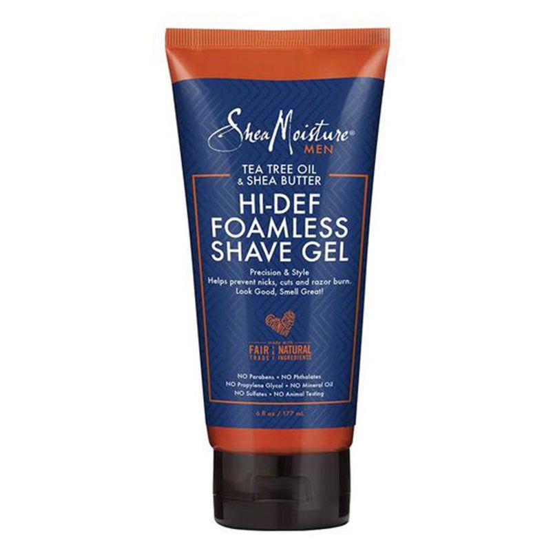 Shea Moisture Tea Tree Oil & Shea Butter Hi-Def Foamless Shave Gel 177ml | gtworld.be 