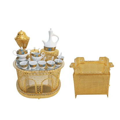 Shewhat Health & Beauty Gold Shewhat 5pcs Rekebot Set Oval 2 (Gold & Silver)