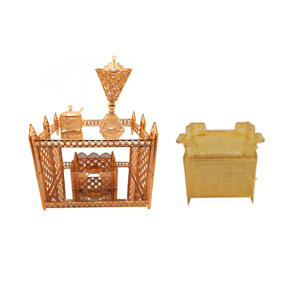 Shewhat Health & Beauty Gold Shewhat 5pcs Rekebot Set Square 1 (Gold & Silver)