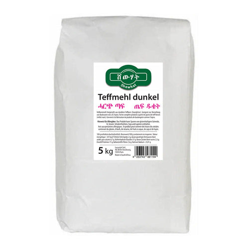 Shewhat Health & Beauty Shewhat Food Dark Teffmehl ET 5KG