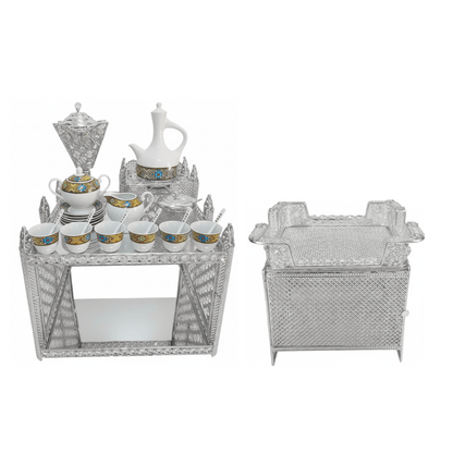 Shewhat Health & Beauty Silver Shewhat 5pcs Rekebot Set Square 1 (Gold & Silver)