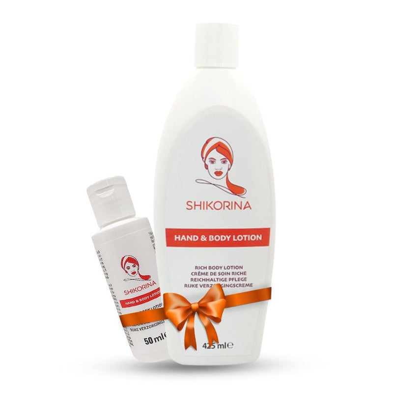 Shikorina Shikorina Hand & Body Lotion 425ml + Free Gift 50 ml Bottle