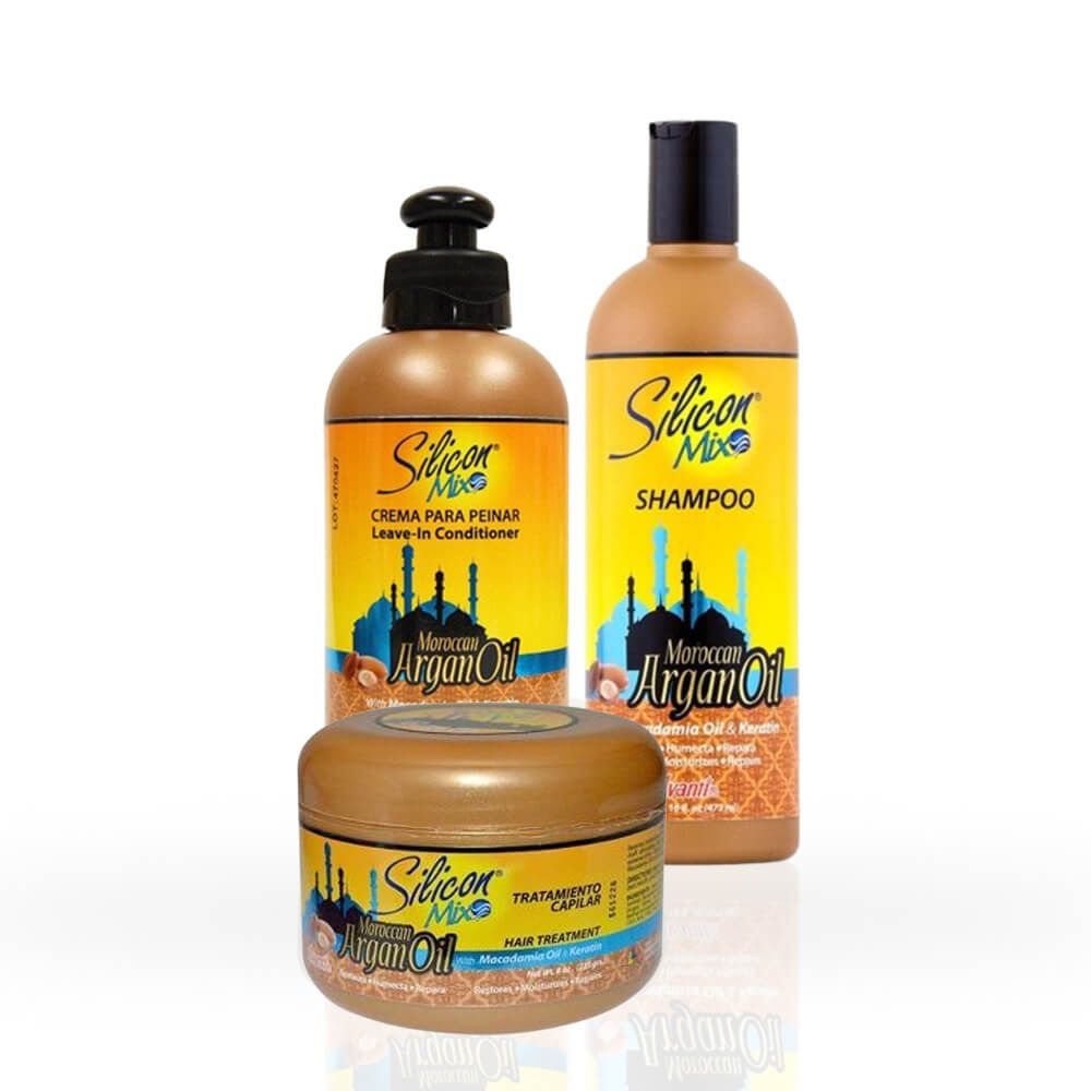 Silicon Mix Silicon Mix Moroccan Hair Argan Oil Bundle