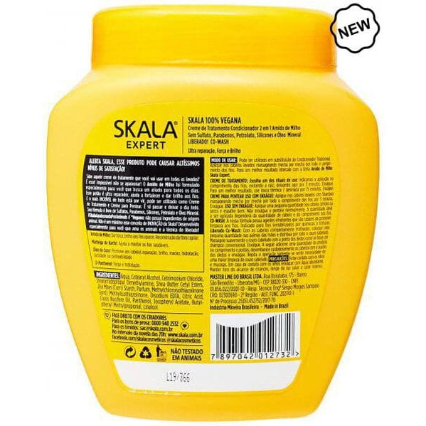 Skala Health & Beauty  Skala Amido De Milho Creme 1000g 2 in 1