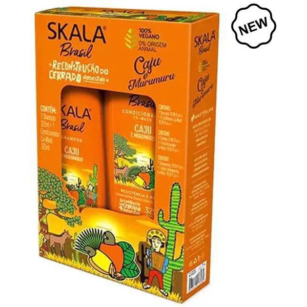 Skala Health & Beauty Skala Brasil Kit Caju E Murumuru Caju Murumuru Shampoo + Conditioner 650ml