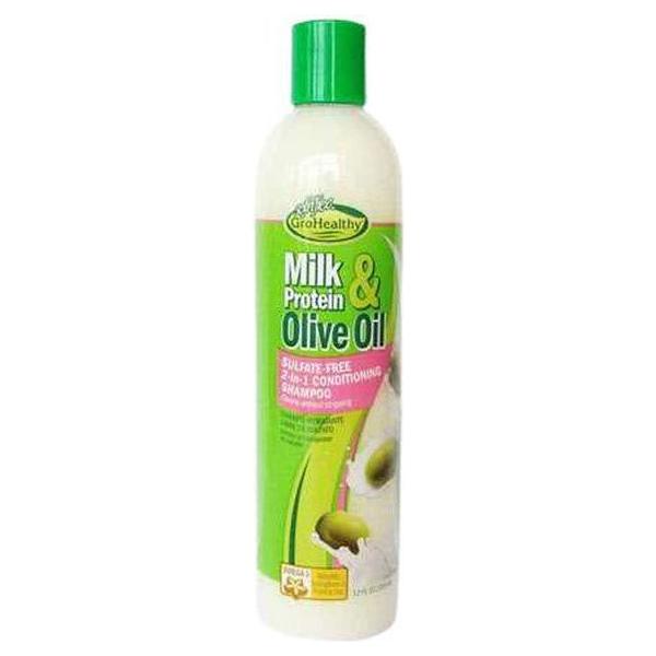 sofn'free Health & Beauty Sofn' Free Grohealthy Milk Protein And Olive Oil Sulfate Free 2 In 1 Conditioning Shampoo 360ml