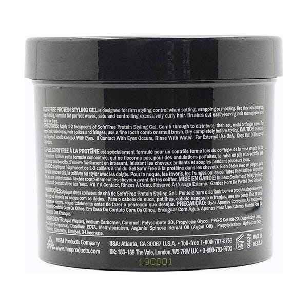 sofn'free Health & Beauty Sofn'free Non-Flaking Protein Styling Gel Black 946ml