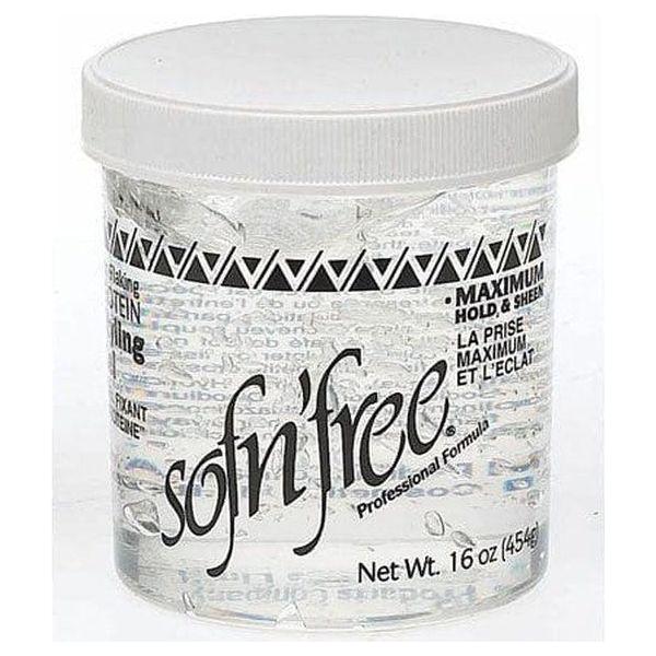 sofn'free Health & Beauty Sofn'free Non-Flaking Protein Styling Gel Clear 473ml