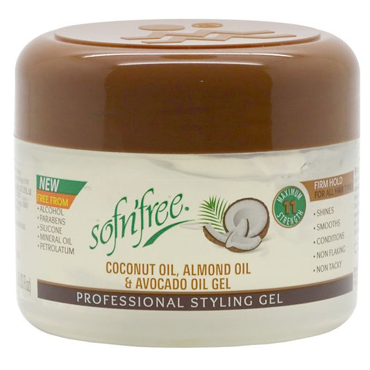 sofn'free Coconut Oil, Almond Oil & Avocado Oil Gel 250ml | gtworld.be 