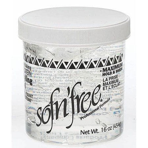 Sofn'free Non-Flaking Protein Styling Gel Clear 473ml | gtworld.be 