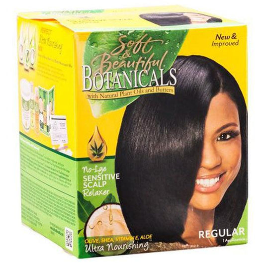 Soft & Beautiful Health & Beauty Soft and Beautiful Botanicals No-Lye Sensitive Scalp Relaxer Regular