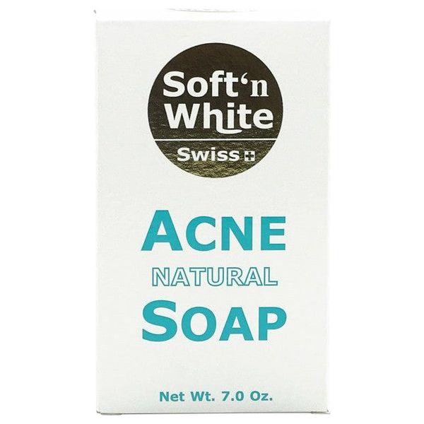 Soft'n White Health & Beauty Swiss Soft'n White Acne Natural Soap 200g