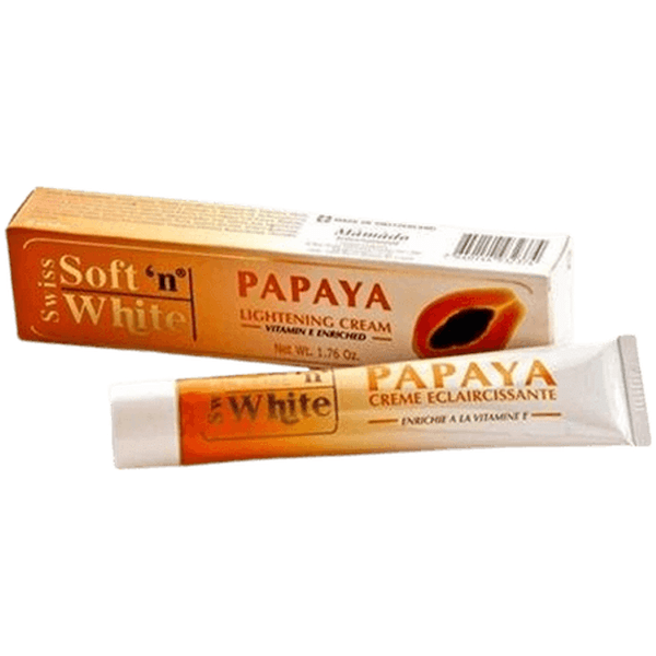 Soft'n White Health & Beauty Swiss Soft'n White Papaya Lightening Cream 52ml