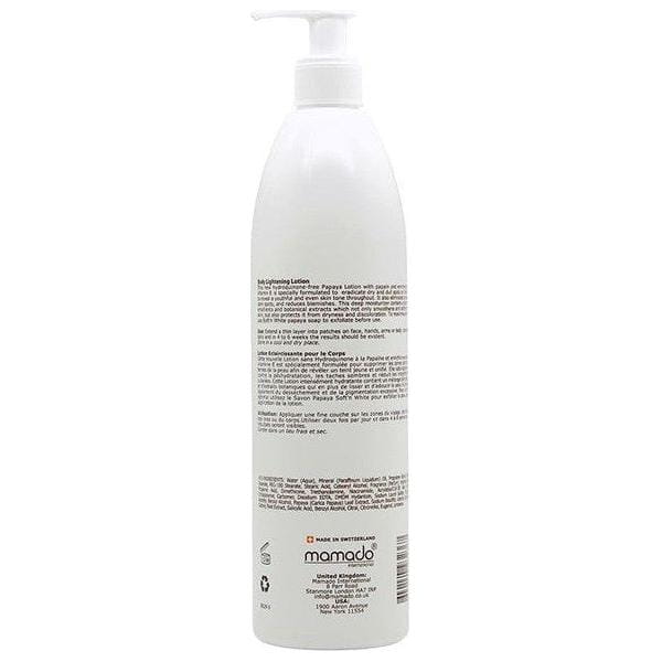 Soft'n White Health & Beauty Swiss Soft'n White Papaya Lightening Lotion 500ml