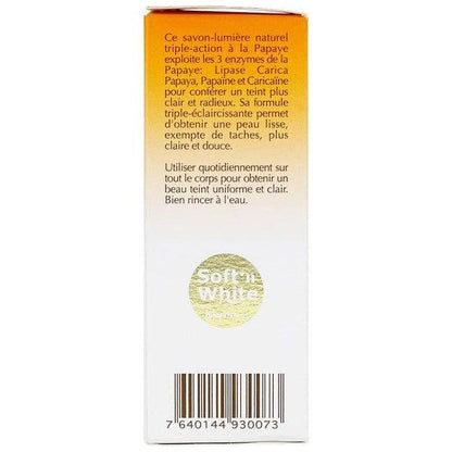 Soft'n White Health & Beauty Swiss Soft n White Papaya Lightening Soap 200g