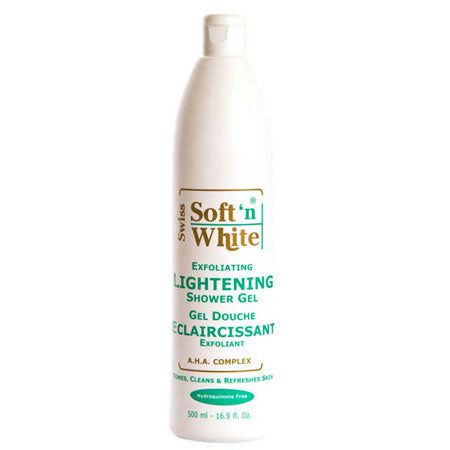 Soft'n White Swiss Soft'n White Exfoliating Lightening Shower Gel 500ml