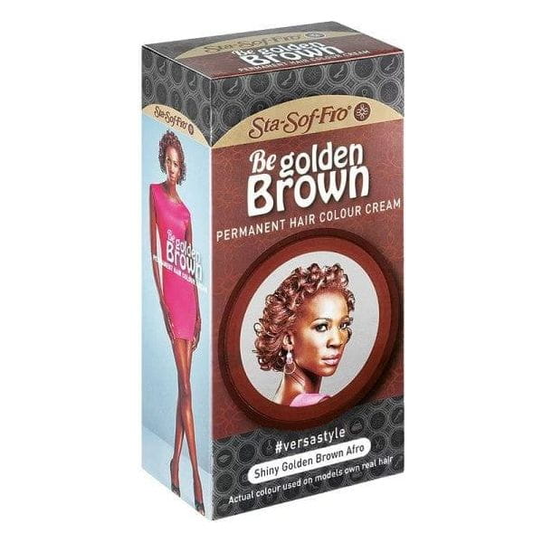 Sta-Sof-Fro Health & Beauty Sta-Sof-Fro Hair Color Permanent Golden Brown 100ml Sta-Sof-Fro Permanent Hair Colour Cream 100ml