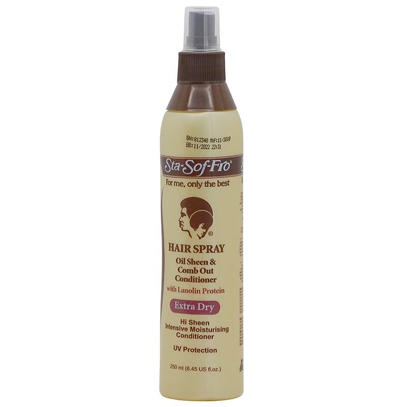 Sta-Sof-Fro Hair Spray Oil Sheen and Comb Out Conditioner with Lanolin, Protein 250ml | gtworld.be 