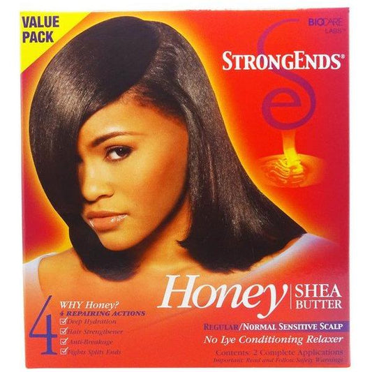 StrongEnds Health & Beauty BioCare StrongEnds Honey Shea Butter No Lye Conditioning Relaxer Regular