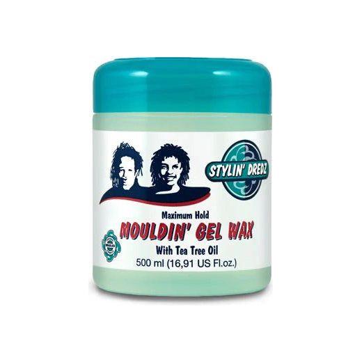 Stylin' Dredz Health & Beauty Stylin' Dredz Mouldin' Gel Wax W Tea Tree Oil 500ml