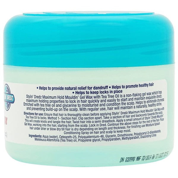 Stylin' Dredz Maximum Hold Mouldin'Gel Wax 250ml | gtworld.be 