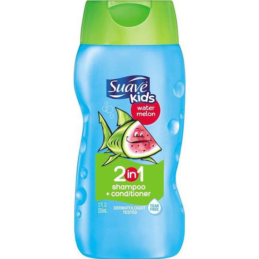 Suave Health & Beauty Suave Kids Watermelon 2 in 1 Shampoo + Conditioner 355ml