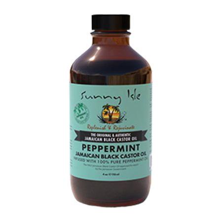 Sunny Isle Health & Beauty Sunny Isle Jamaican Black Castor Oil Peppermint  118ml