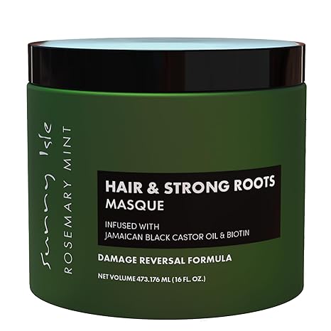 Sunny Isle Health & Beauty Sunny Isle Rosemary Mint Masque 16 oz