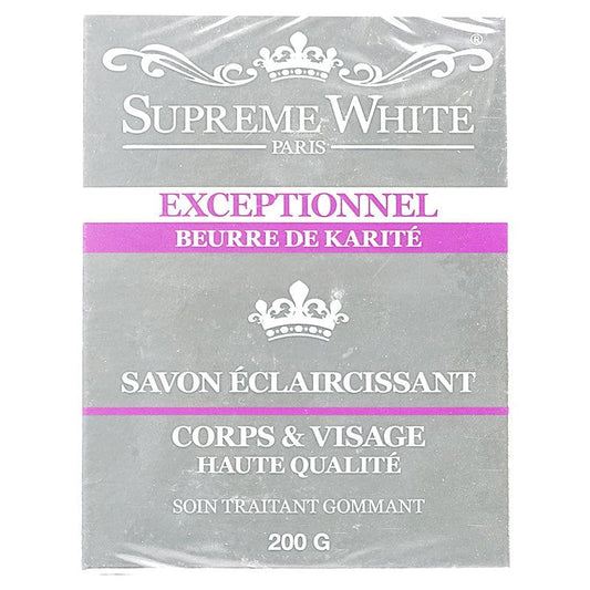 Supreme White Supreme White Exceptional Shea Butter Toning Soap Face & Body 200g