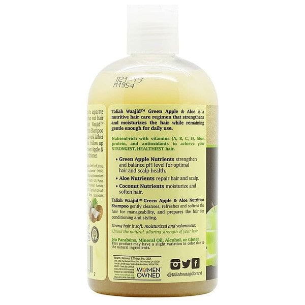 Taliah Waajid Health & Beauty Taliah Waajid Green Apple & Aloe with Coconut Nutrition Shampoo 355ml