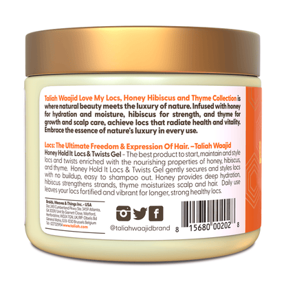 Taliah Waajid Health & Beauty Taliah Waajid Love My Locs Hold It Honey Loc Twist Hold Gel 16oz