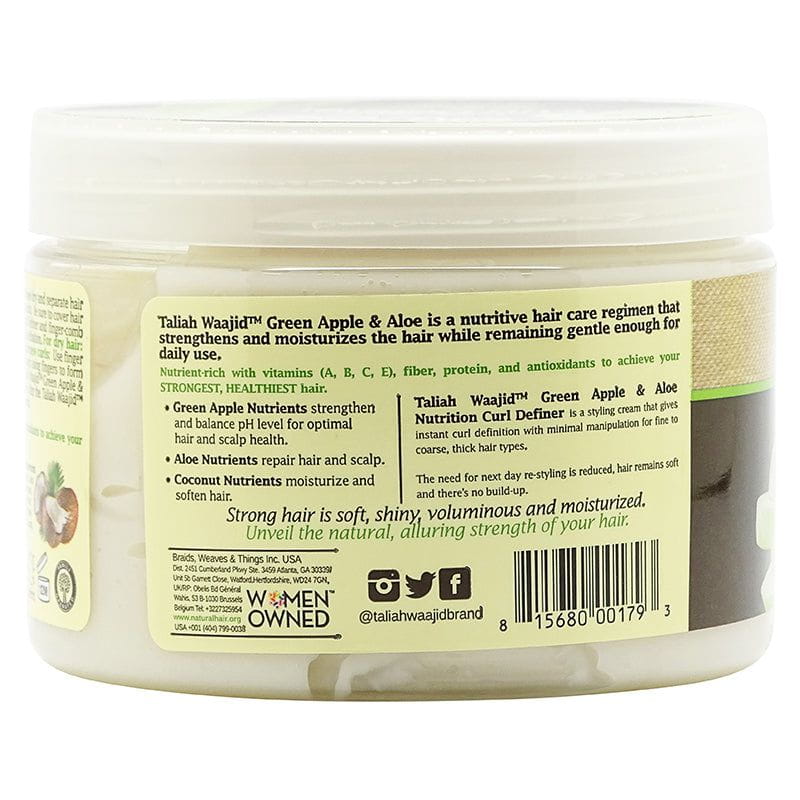 Taliah Waajid Taliah Waajid Green Apple & Aloe with Coconut Nutrition Curl Definer 355ml