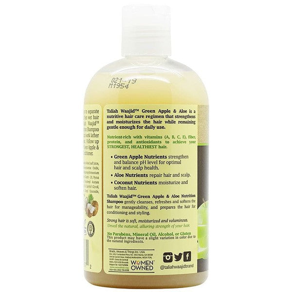 Taliah Waajid Green Apple & Aloe with Coconut Nutrition Shampoo 355ml | gtworld.be 