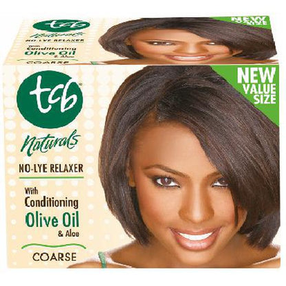 tcb TCB Naturals Olive Oil No Lye Relaxer Kit, Coarse